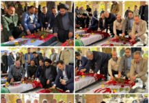 غبارروبی و عطر افشانی مزار شهدای شهر رودهن