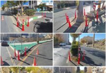 ایمن سازی معابر شهر رودهن با نصب تجهیزات ترافیکی