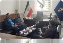 دیدار شهردار رودهن با فرمانده بسیج ادارات شهرستان دماوند