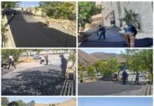 اجرای عملیات آسفالت و لکهگیری معابر در شهر رودهن