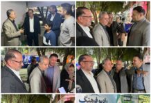 برپایی نمایشگاه شهرداری رودهن به مناسبت هفته فرهنگی در پارک رنگین کمان دماوند