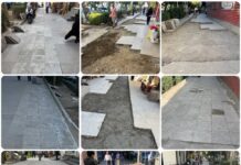 اجرای عملیات مرمت و بهسازی پیاده رو بلوار امام خمینی(ره) شهر رودهن