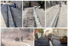 اجرای عملیات جدول گذاری ، زیرسازی و روکش آسفالت خیابان #صداقت شهر رودهن